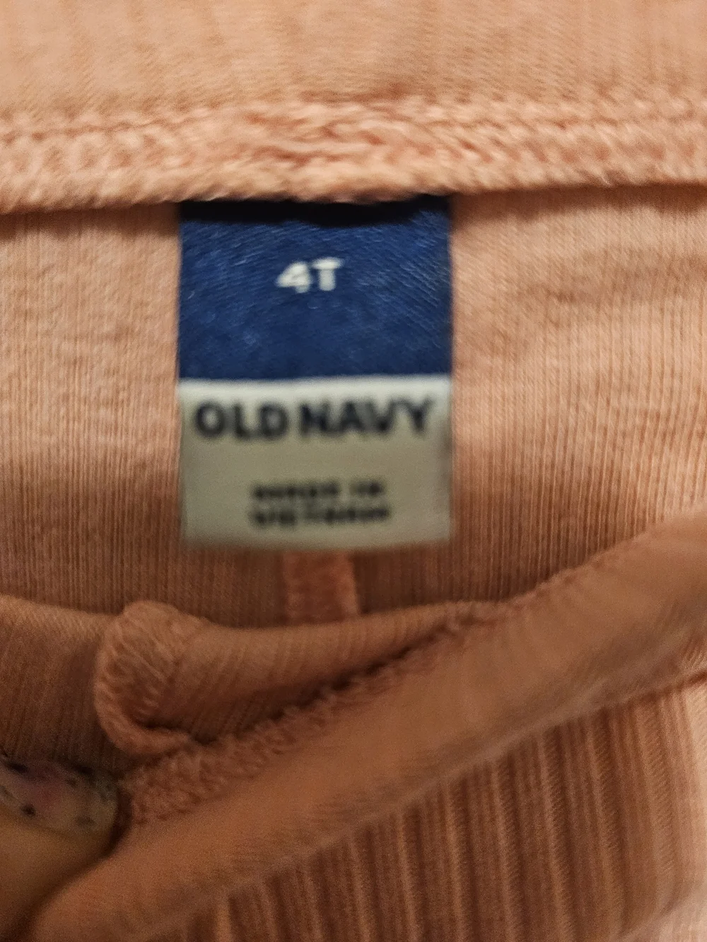 Old Navy Light Pink Ribbed Bike Shorts with Lettuce Hem